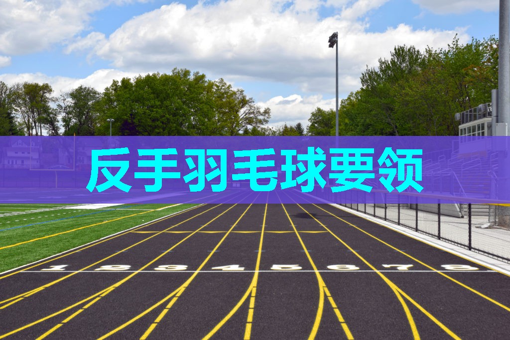 反手羽毛球要领